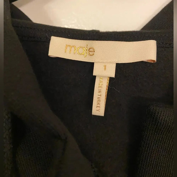 Maje Sequin Embellished Paradise Paris Button Down Jacket Size Small - Picture 6 of 9